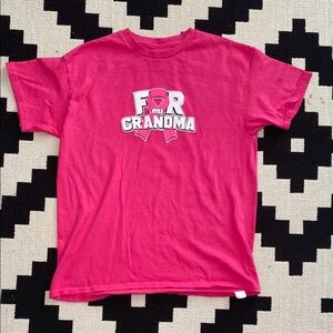 Kid Pink Kids Shirt - For My Grandma